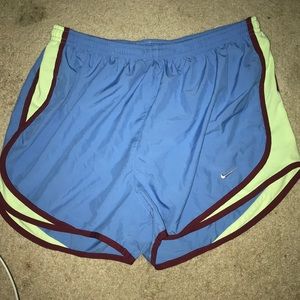 blue nike shorts